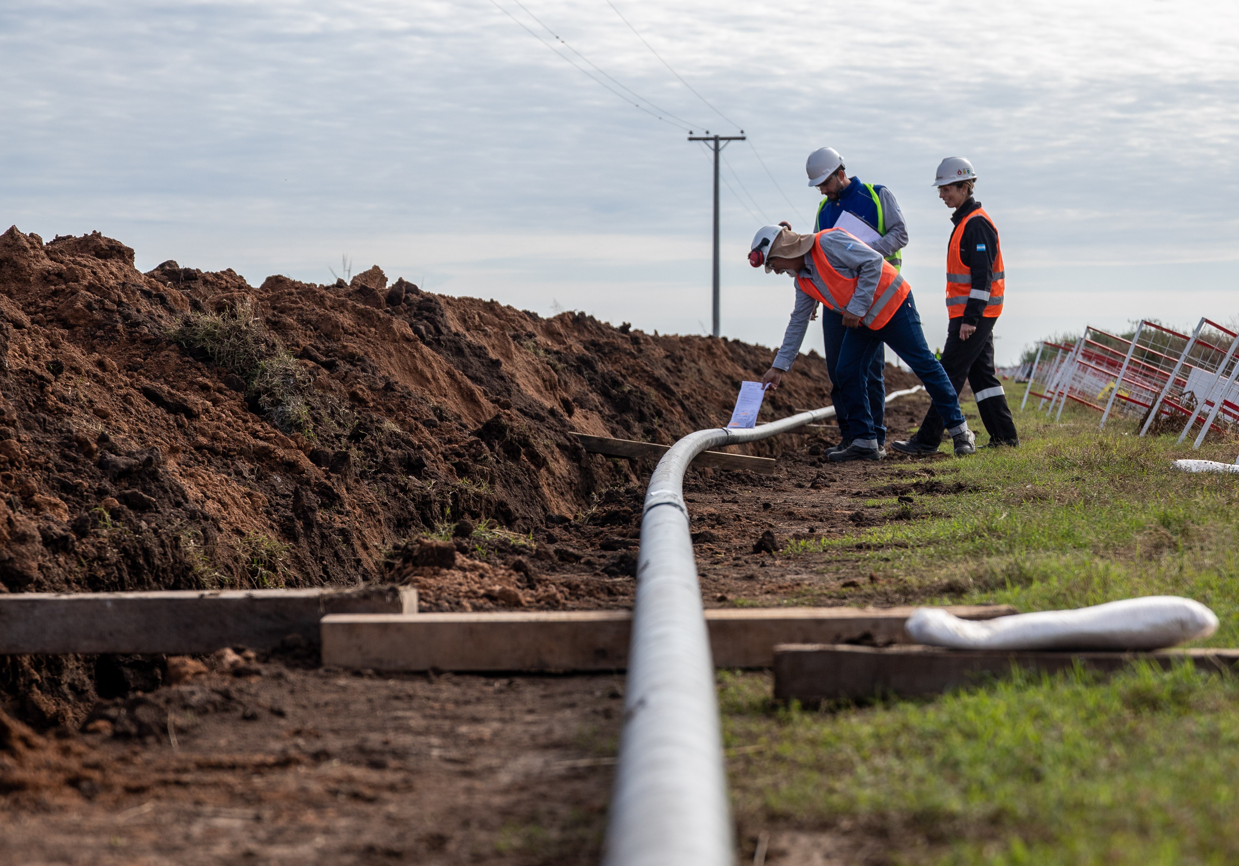 Litoralgas avanza en la puesta en funcionamiento del Gasoducto Regional Centro II